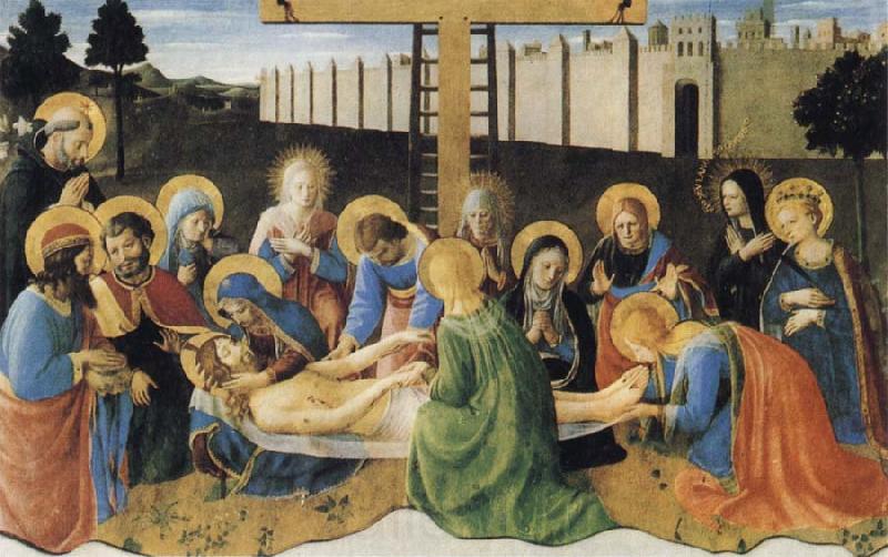 Fra Angelico The Lamentation of Christ Norge oil painting art